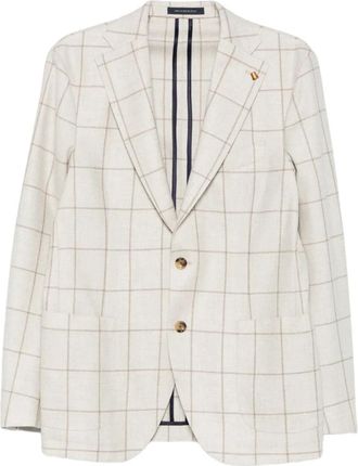 Sartoria Latorre Blazers - Heren - Blazers - Beige - L - Jassen