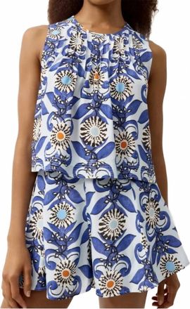 Marie Oliver Letta Top In Blue