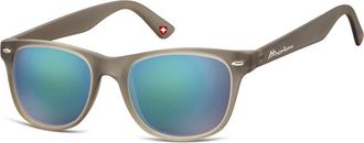 Montana Eyewear MS10 MS10B Mens Sunglasses Grey Size 53