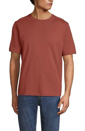 Lands End Short Sleeve Cotton Supima Tee in Earthen Clay at Nordstrom, Size Xx-Large