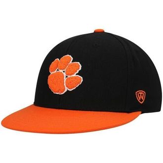Top of the World Mens Top of the World Black/Orange Clemson Tigers Team Color Two-Tone Fitted Hat at Nordstrom, Size 7 5