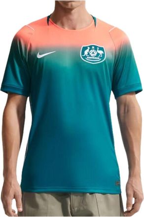 Nike Australia 2026 Stadium Away Dri-FIT Replica Jersey Bright Spruce Orange Pulse White IB5347-367