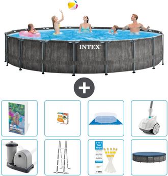 Intex Piscina Prism Frame Redonda - 549x122 Cm - 9-piezas S590
