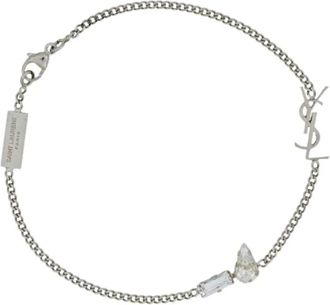 Saint Laurent Pulseras - Accessories - Mujer - Gris - M