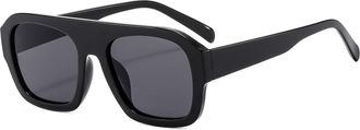 Generic Outdoor Men Commuter Sunglasses Vacation Women Driving Sun Glasses(Black)