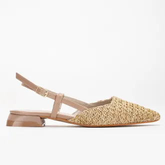 Prologue Riley Geweven Slingback Platte Schoenen