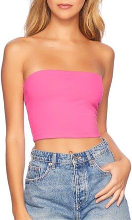 Susana Monaco Core Crop Tube Top in Hot Pink at Nordstrom Rack, Size X-Small