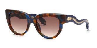 Roberto Cavalli SRC054 09UV Womens Sunglasses Tortoiseshell Size 53