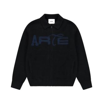 Arte Sweatshirts - Heren - Sweatshirts & Hoodies - Zwart - Maat: L Zijde