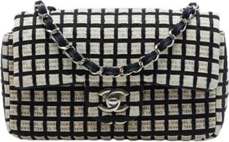 Chanel Borsa a tracolla Chanel Pre-owned in tweed - - Pre-owned - Donna - Nero - ONE SIZE