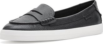 Cole Haan Nantucket Drift Penny Womens Flat Shoes Black Tumbled Leather : 10.5 B - Medium