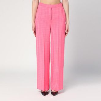 Semicouture Pink viscose Marlee trousers