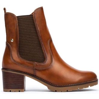 Pikolinos Bruine Enkellaarzen voor Dames - Dames - Laarzen met Hak - Bruin - 36 EU - Schoenen
