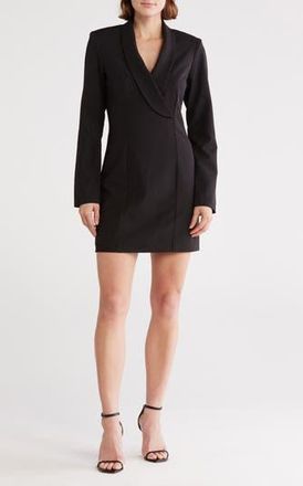 Area Stars Linda Long Sleeve Blazer Dress in Black at Nordstrom Rack, Size Small