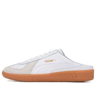 Puma Army Trainer Mule Gray White Brown 387824-01