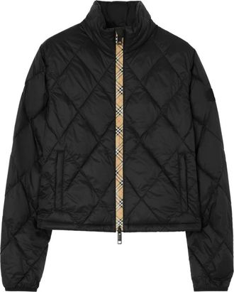 Burberry Checker-tape Quilted Nylon Bramford Jacket