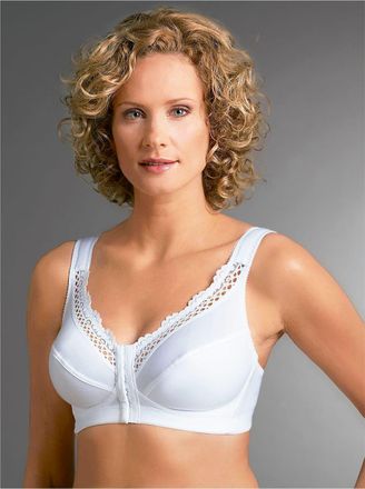 Swegmark B&uuml;gelloser BH SWEGMARK OF SWEDEN, Damen, Gr. 11,5, Cup B, weiss (wei&szlig;), 55% Polyester, 45% Baumwolle, BHs B&uuml;gelloser BH