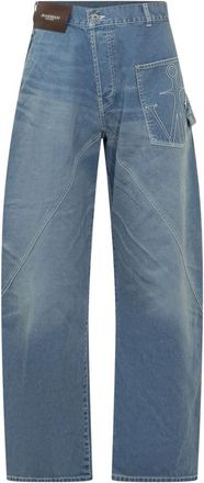 J.W.Anderson Twisted Workwear Jeans - Heren - Loose Fit Jeans - Blauw - W28 - Katoen - Jeans