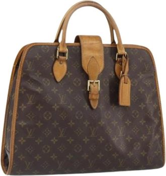 Louis Vuitton Pre-owned Handbags, female, Brown, Size: ONE SIZE Pre-owned Vintage Canvas Handbag
