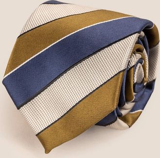 Oswin Hyde Mens Archie Navy/Brown