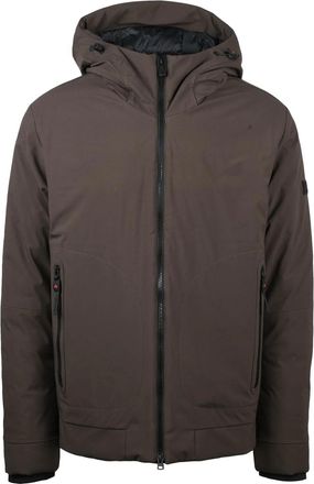 Peuterey Forest Green Loge Hooded Padded Coat