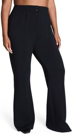Spanx Air Essentials Flare Leg Pants in Very Black at Nordstrom Rack, Size X-Small