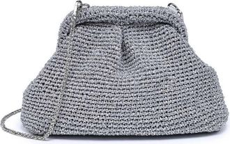 Moda Luxe Womens Amelia Clutch In Silver