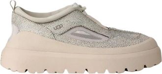 UGG Heritage Utility Axoid Crackle - Heren - Platte Schoenen - Wit - 40 EU - Leer - Schoenen