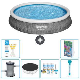 Bestway Piscina Bestway Fast Set Redonda - 396x84 Cm - 7-piezas S226