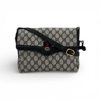 Gucci Gucci Vintage stoffen schoudertas