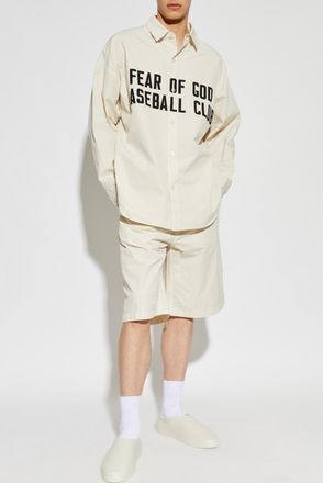 Fear of God Shirt With Print, Mens, Cream