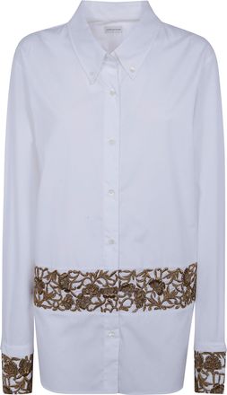 Dries Van Noten White Shirt Cheers