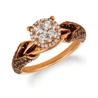 Le Vian Ladies Grand Sample Sale Ring in 14K Strawberry Gold