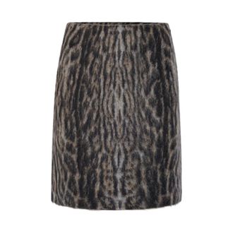 Marc Cain Rokken, Dames, Veelkleurig, M, Ozelot Mini Rok