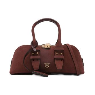 Pinko Bowling Bag - Dames - Handtassen - Paars - ONE Size - Leer - Tassen