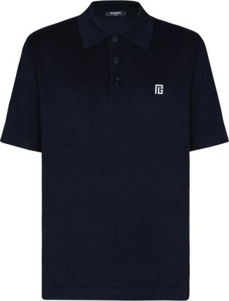 Balmain Hombre, Camisetas, Azul, Talla: L