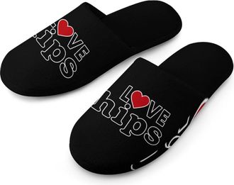 Generic I Love Chips Mens House Slippers Slip Indoor Slipper On Shoes Warm Outdoor