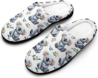 Generic Koala Bears Cute Funny Womens Cotton Slippers Shoes Novelty Soft Non-Slip Sole Home Shoe