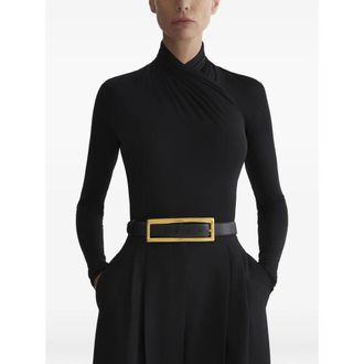 MUGLER Draped Top