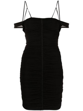 Givenchy Off-shoulder mini-jurk - Zwart