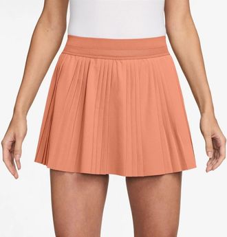 Nike Court Advantage Skirt Skort Womens Apricot Agate Pleated Tennis DSGL1386