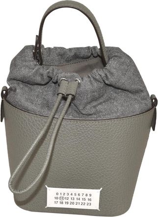 Maison Margiela 5AC Bucket Small - Dames - Schoudertassen - Grijs - ONE Size - Katoen - Tassen