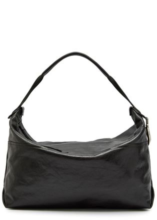 Christophe Lemaire Berlingot Leather Hobo bag - Brown - One Size