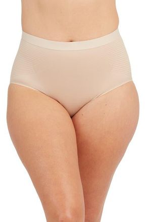 Spanx SPANXshape Invisible Briefs in Champagne Beige at Nordstrom, Size X-Large