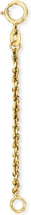 RS Pure by Ross-Simons 2 inches 14kt Yellow Gold Rope-Chain Necklace Extender