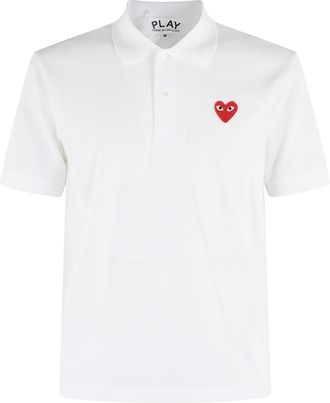 Comme Des Garçons Tshirt Red Emblem