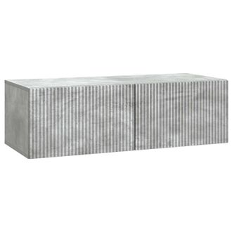vidaXL Mueble Para Tv De Pared Gris Hormig&oacute;n 98 X 41 X 30 Cm Vidaxl