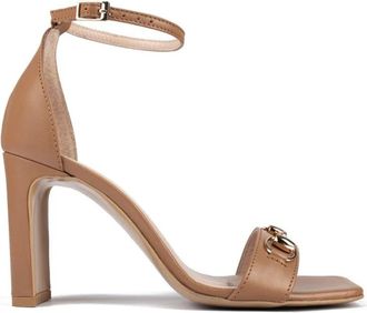 L37 Heat of the Moment - Dames - Sandalen met hakken - Bruin - 39 EU - Leer - Schoenen