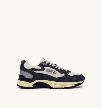 Autry SNEAKERS HYPERWAY IN MESH E SUEDE SPACE BLUE E ARGENTO