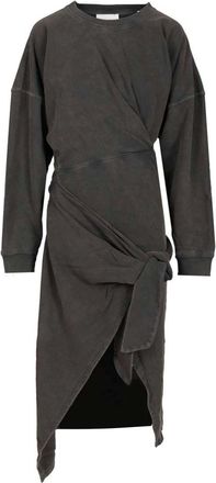 Isabel Marant Dames, Jurken, Zwart, Maat: 2XS Katoen